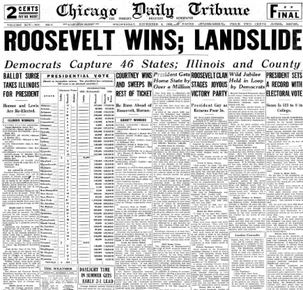 Chicago Daily Tribune November 4, 1936