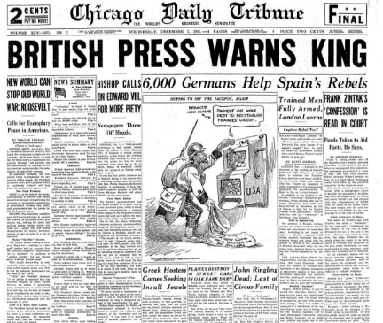 Chicago Daily Tribune December 2, 1936