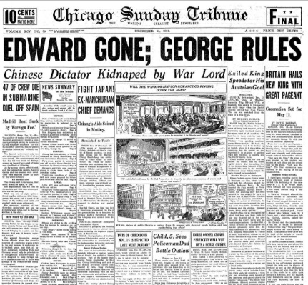 Chicago Sunday Tribune December 13, 1936