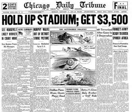 Chicago Daily Tribune January 11, 1937