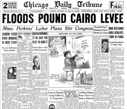 Chicago Daily Tribune January 29, 1937