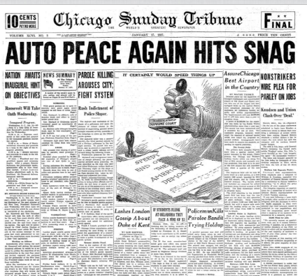 Chicago Daily Tribune January 17, 1937