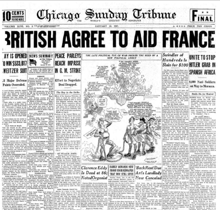 Chicago Sunday Tribune Jan 10, 1937
