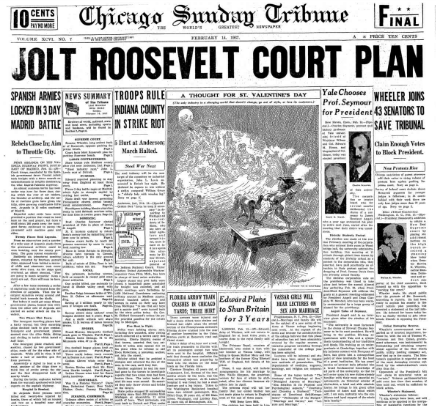 Chicago Daily Tribune February 14, 1937