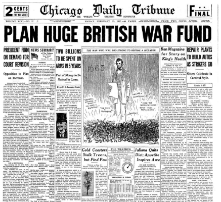 Chicago Daily Tribune February 12,1 937