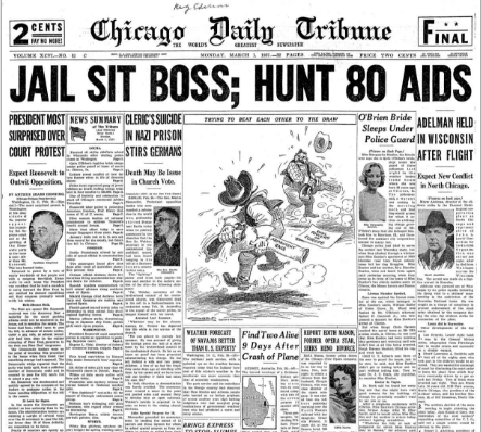 Chicago Daily Tribune March 1, 1937