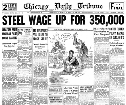 Chicago Daily Tribune March 3, 1937