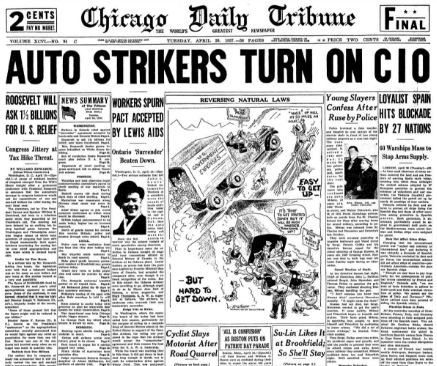 Chicago Daily Tribune April 20, 1937