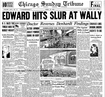 Chicago Daily Tribune April 25, 1937