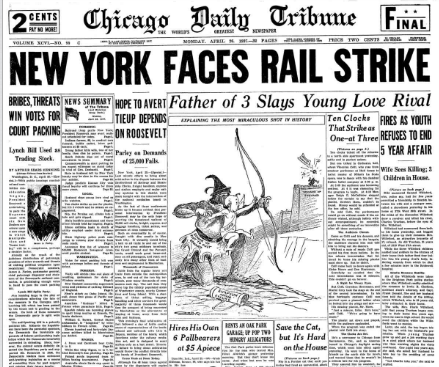 Chicago Daily Tribune April 26, 1937