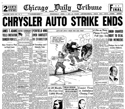 Chicago Daily Tribune April 7, 1937