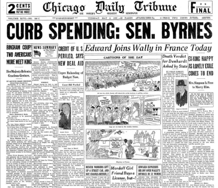 Chicago Daily Tribune May 4, 1937