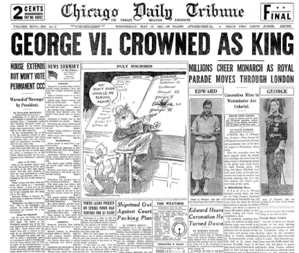 Chicago Daily Tribune May 12,1937