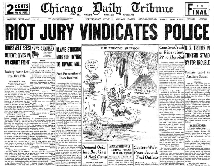 Chicago Daily Tribune July 21, 1937