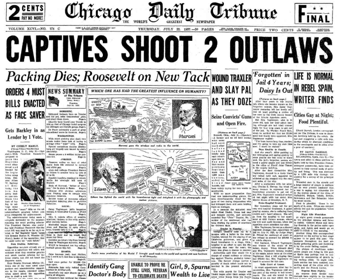 Chicago Daily Tribune July 22, 1937