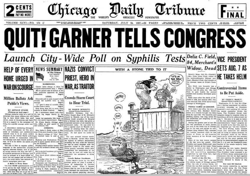 Chicago Daily Tribune July 24, 1937