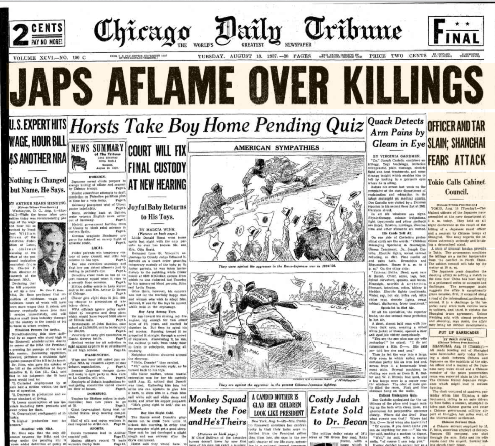 Chicago Daily Tribune Aug 10, 1937