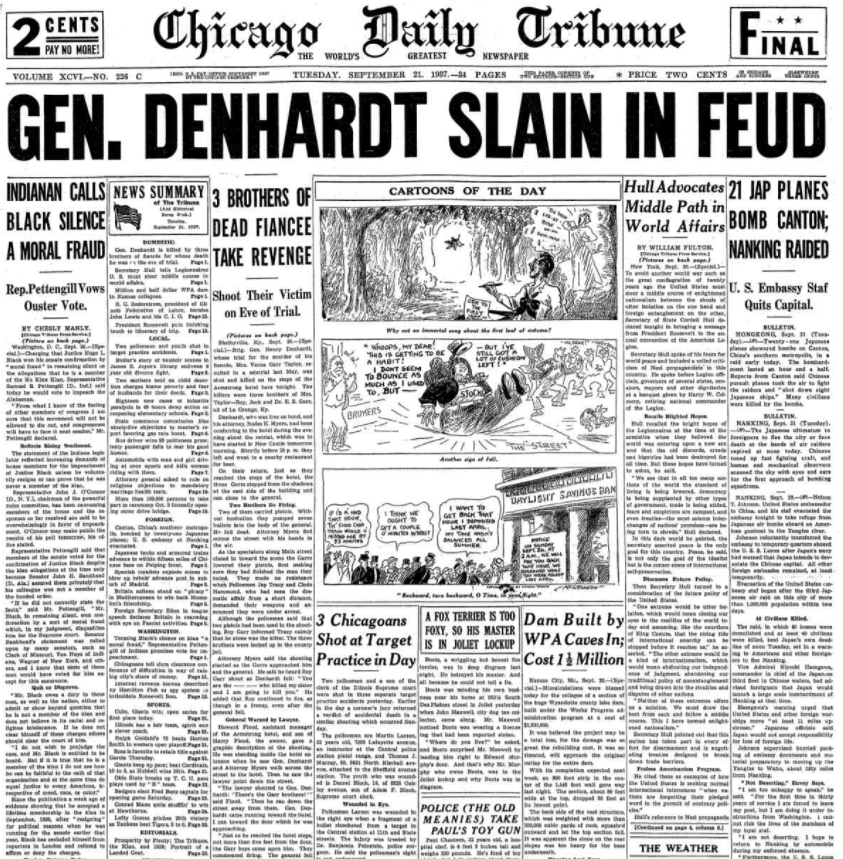 Chicago Daily Tribune Sept 21, 1937