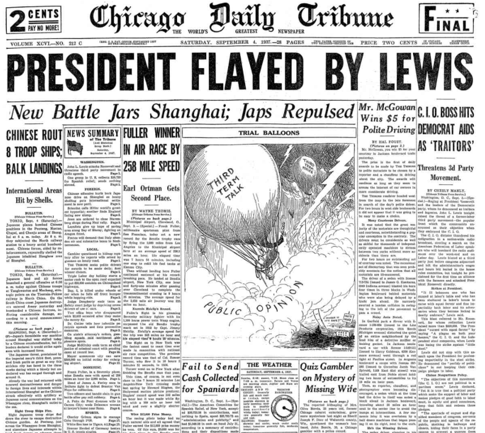 Chicago Daily Tribune September 5, 1937