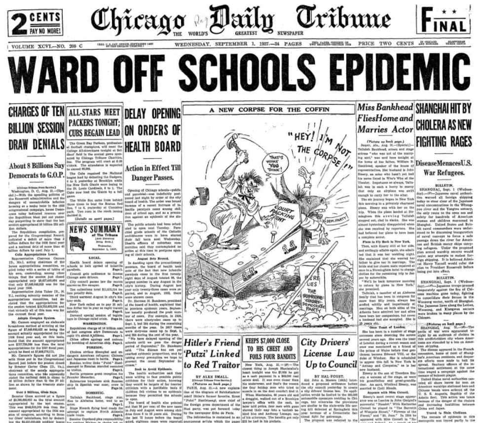 Chicago Daily Tribune Sept. 1, 1937